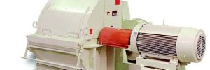 Industrial centrifugal separator machine with a white and red color scheme on a neutral background.